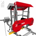 Trak taśmowy elektryczny z osłoną taśmy Holzmann BBS920PRO_400V, pozioma piła taśmowa, automatyczny, automatic, elektryczne sterowanie, posuw