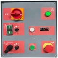 Trak taśmowy elektryczny z osłoną taśmy Holzmann BBS920PRO_400V, pozioma piła taśmowa, automatyczny, automatic, elektryczne sterowanie, posuw