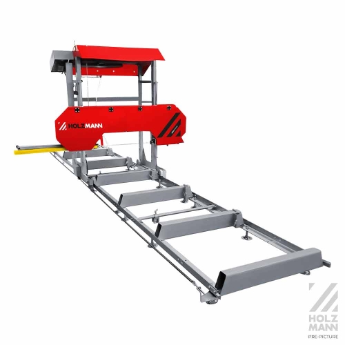 Trak taśmowy elektryczny z osłoną taśmy Holzmann BBS920PRO_400V, pozioma piła taśmowa, automatyczny, automatic, elektryczne sterowanie, posuw