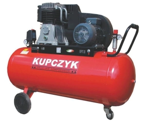 Kompresor (sprężarka) dwutłokowy dwustopniowy Kupczyk KK 800/270