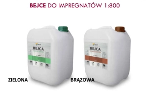 Bejca przemysłowa do impregnatów brąz brązowa REKOL w płynie wysokoskoncentrowana 1:800
