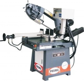 Piła taśmowa do metalu z dociskiem hydraulicznym PPS-250HPA